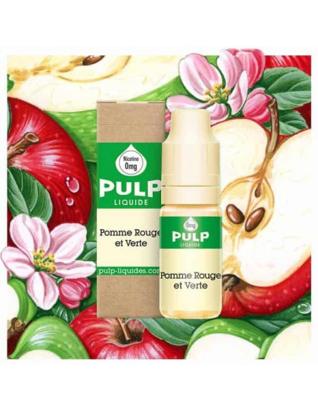 E-liquide Pomme Rouge et Verte 10ml - Pulp 