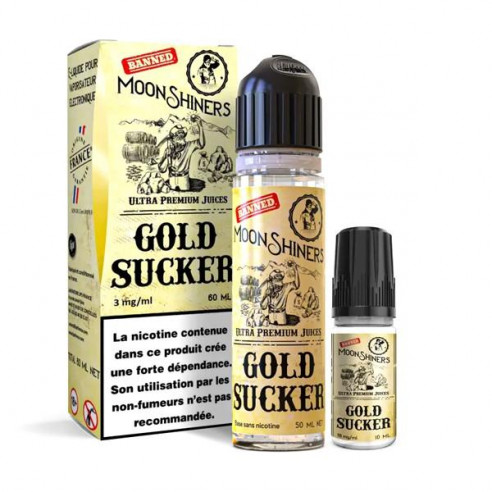 E-liquide Gold Sucker 60ml - Moonshiners