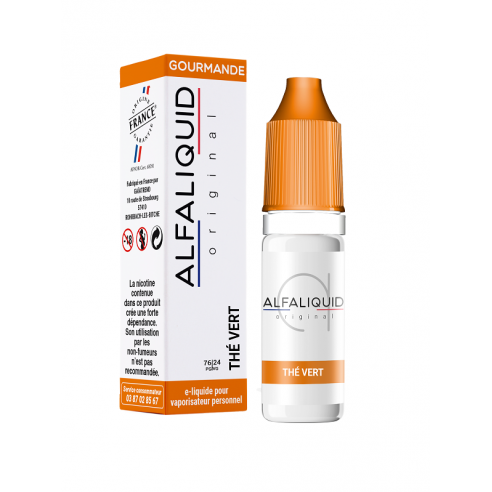 E-liquide THÉ VERT 10ml - ALFALIQUID