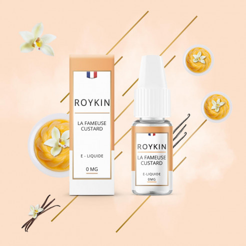 E-liquide La Fameuse Custard 10ml - Roykin