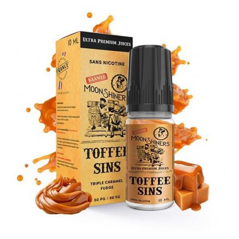 E-liquide Toffee Sins 10ml - MoonShiners