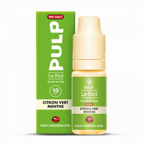 E-liquide Citron Vert Menthe 10ml Le Pod Liquide - Pulp