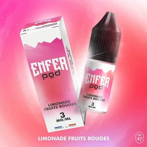 E-liquide Limonade Fruits Rouges 10ml...