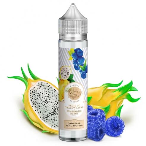 E-liquide Fruit du dragon jaune Framboise bleue 50ml - Le Petit Verger