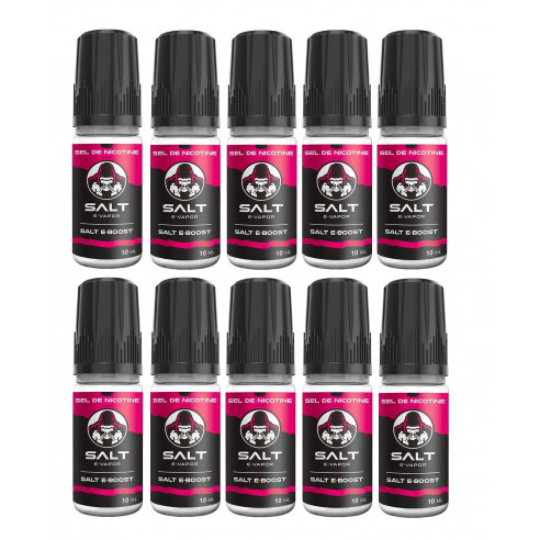 Pack 10 boosters Sels de Nicotine...