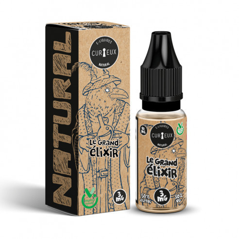 E-liquide Grand Elixir 10ml - Edition Natural - Curieux