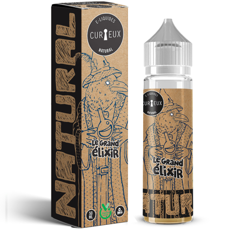 E-liquide Grand Elixir 50ml - Edition Natural - Curieux